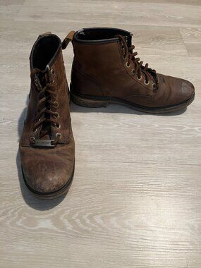 Harley Davidson Men's Darrol Motorcycle Boots in brown 7M